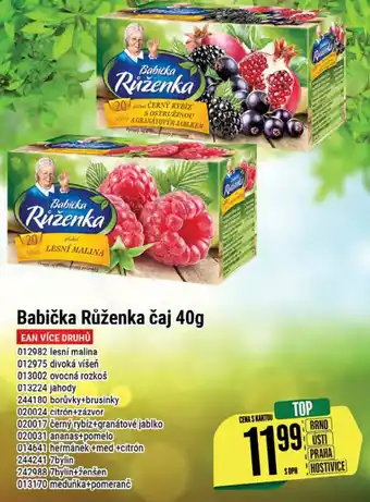 Tamda Foods Babička Růženka čaj 40g nabídka