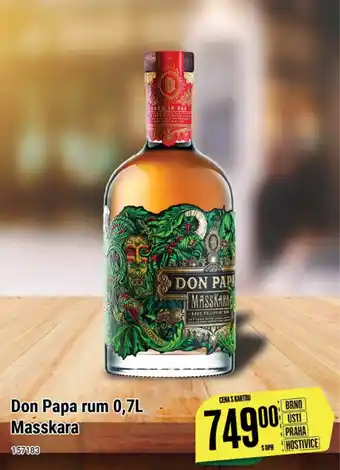 Tamda Foods Don Papa rum 0,7L Masskara nabídka