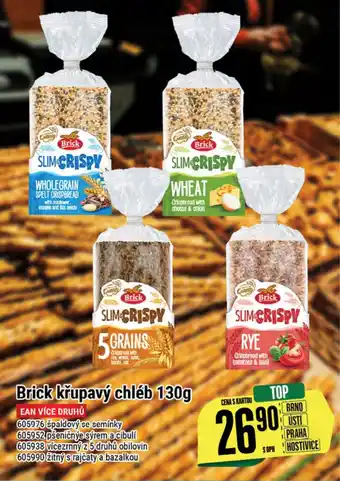 Tamda Foods Brick křupavý chléb 130g nabídka