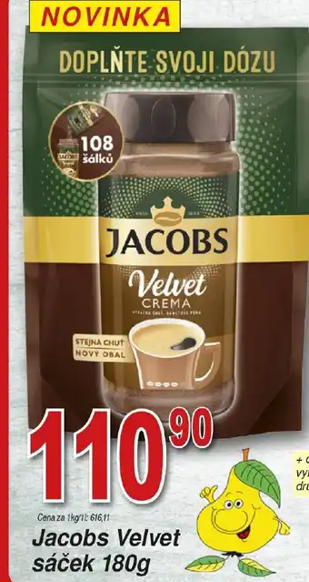Hruška Jacobs Velvet sáček 180g nabídka