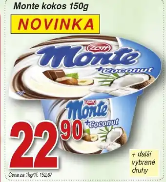 Hruška Monte kokos 150g nabídka
