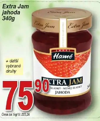 Hruška Extra Jam jahoda 340g nabídka