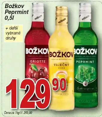 Hruška Božkov Peprmint 0,5 l. nabídka