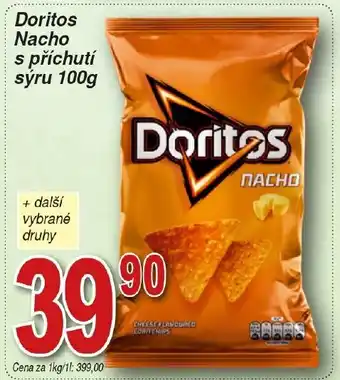 Hruška Doritos Nacho s příchutí sýru 100g nabídka