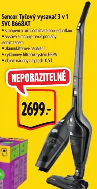 Albert Sencor Tyčový vysavač 3 v 1 SVC 8668AT nabídka