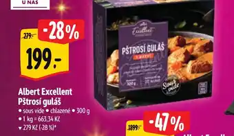 Albert Albert Excellent Pštrosí guláš nabídka