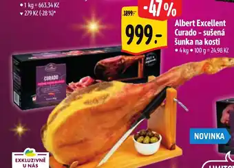 Albert Albert Excellent Curado - sušená šunka na kosti nabídka