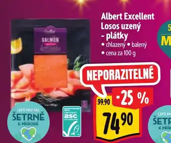 Albert Albert Excellent Losos uzený - plátky nabídka