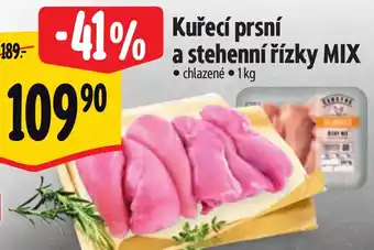 Albert Kuřecí prsní a stehenní řízky MIX nabídka