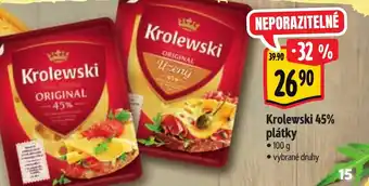Albert Krolewski 45% plátky 100 g nabídka