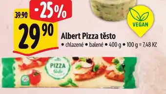 Albert Albert Pizza těsto nabídka