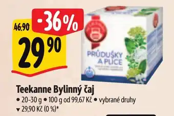 Albert Teekanne Bylinný čaj nabídka