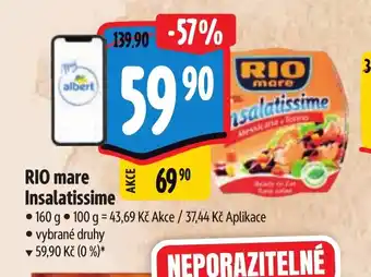 Albert RIO mare Insalatissime nabídka