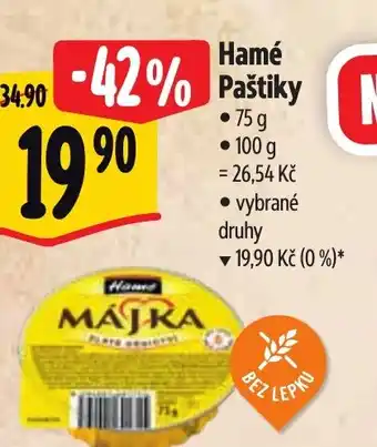 Albert Hamé Paštiky nabídka