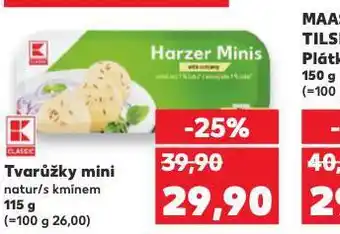 Kaufland Tvarůžky mini nabídka