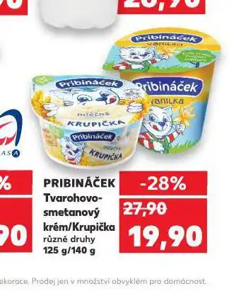 Kaufland Pribináček nabídka
