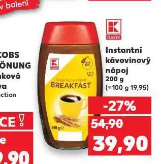 Kaufland Instantní kávovinový nápoj nabídka