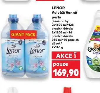 Kaufland Lenor vonné perly nabídka