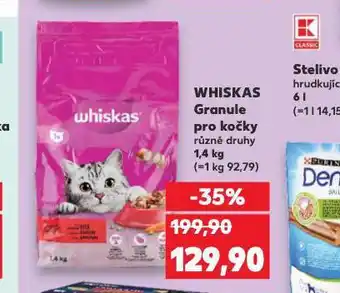 Kaufland Whiskas granule pro kočky nabídka