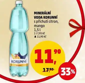 Penny Market Minerální voda korunní nabídka