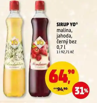 Penny Market Sirup yo nabídka