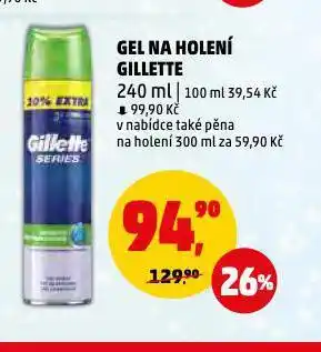 Penny Market Gel na holení nabídka
