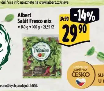 Albert Albert salát fresco mix nabídka