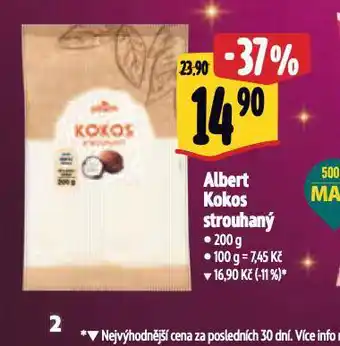 Albert Albert kokos strouhaný nabídka