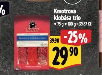 Albert Kmotrova klobása trio nabídka