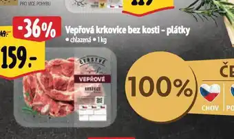 Albert Vepřová krkovice bez kosti - plátky nabídka