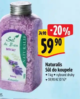 Albert Naturalis Sůl do koupele nabídka