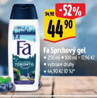 Albert Fa Sprchový gel nabídka