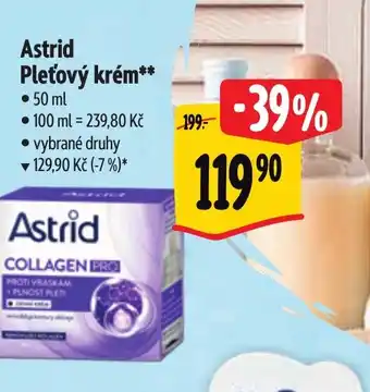 Albert Astrid Pleťový krém nabídka