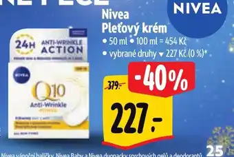 Albert Nivea Pleťový krém nabídka