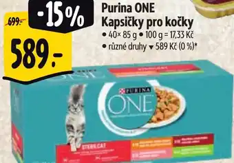 Albert Purina ONE Kapsičky pro kočky nabídka