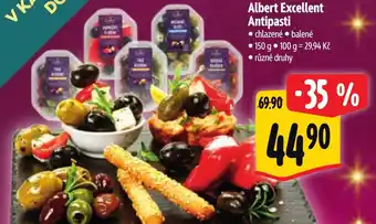Albert Albert Excellent Antipasti nabídka