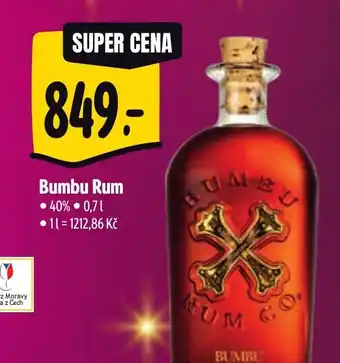 Albert Bumbu Rum nabídka