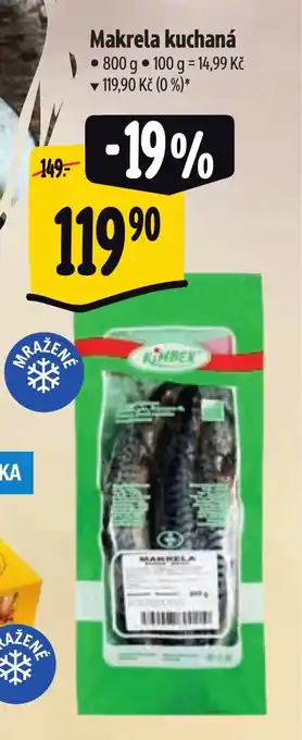 Albert Makrela kuchaná nabídka