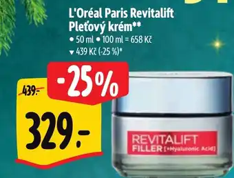 Albert L'Oréal Paris Revitalift Pleťový krém nabídka