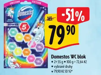 Albert Domestos WC blok nabídka