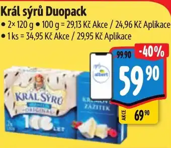 Albert Král sýrů Duopack nabídka