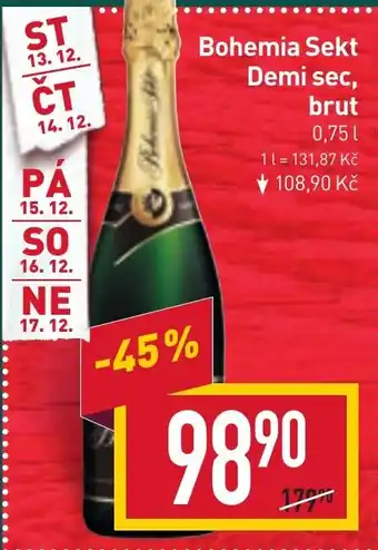 Billa Bohemia Sekt Demi sec, brut nabídka