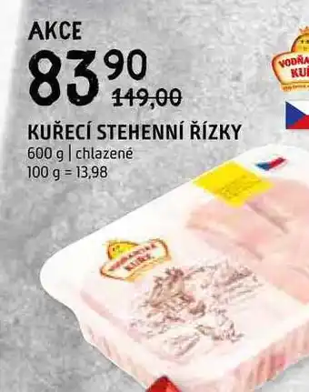 Terno Kuřecí stehenní řízky 600 g nabídka