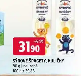 Terno Sýrové špagety, kuličky 80 g nabídka