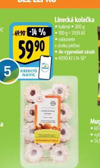 Linecká kolečka • balená • 200 g
