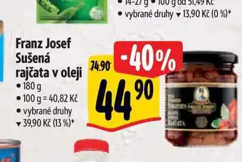 Albert Franz josef sušená rajčata v oleji 180 g nabídka