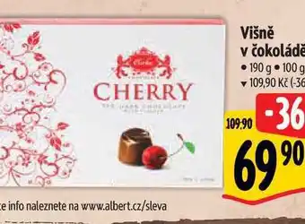 Albert Višně v čokoládě • 190 g nabídka