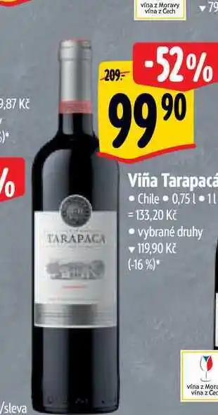 Albert Viña tarapaca 0,75 l nabídka