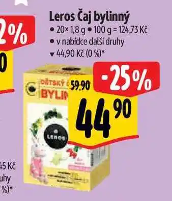 Albert Leros čaj bylinný 20x 1,8 g nabídka