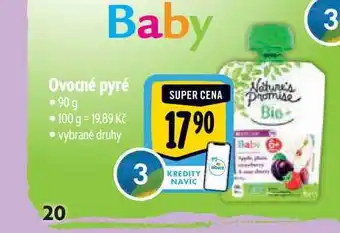 Albert Ovocné pyré 90 g nabídka